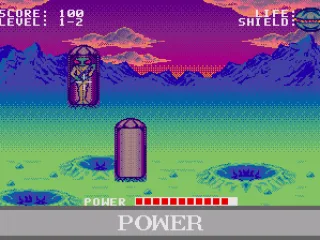 
											Space Station Defender: in normal mode, the alien pods will appear in a regular pattern. When the pod door opens, you have to shoot the aliens.