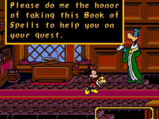 
											Minnie gains a magic book for completing the task.
