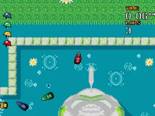 
											I, the red speedboat, am obviously not heading the right way.