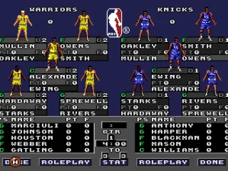 
											Choosing players.