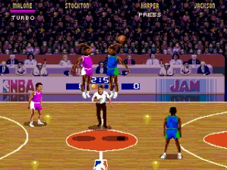 
											Jumping for the first ball