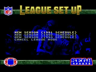 
											League set up.