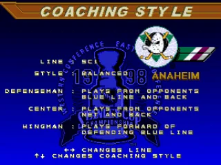 
											Choosing coaching style during a game