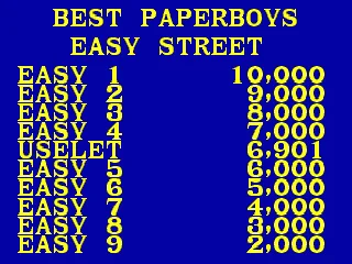 
											Highscores screen
