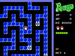 
											The Original Pengo Arcade Game