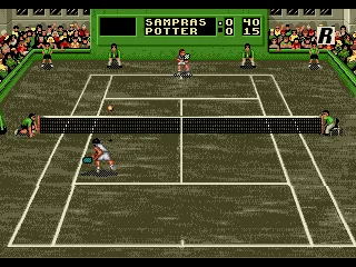 
											Top spinning a ball in Hard court