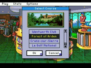 
											Course select