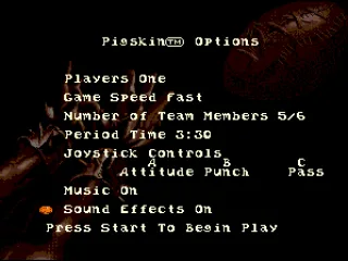 
											Options menu