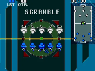 
											The opening scramble