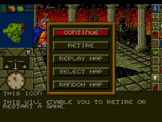 
											In game menu