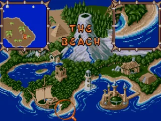 
											The map of the world