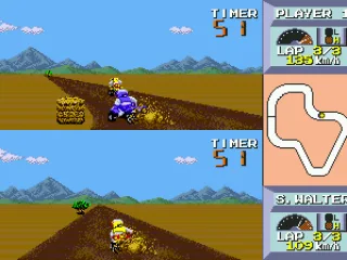 
											Be careful not to spin out on the turns.