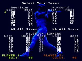 
											Team selection