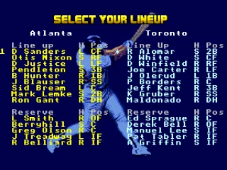 
											Select the lineup