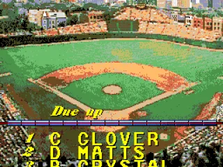 
											The batters due up at the plate