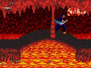
											Second level takes place in lava caverns.