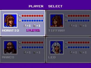
											Player select