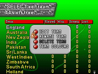 
											Editing a team