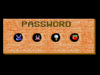 
											The game gives out a password after a game over.