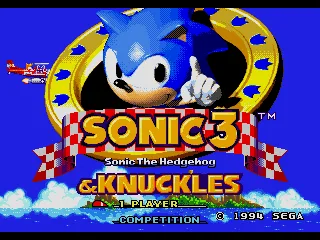 
											When inserted in a Sonic & Knuckles cartridge, the title screen changes to indicate this.