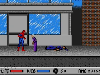 
											The old granny is thankful for the webbed ones help