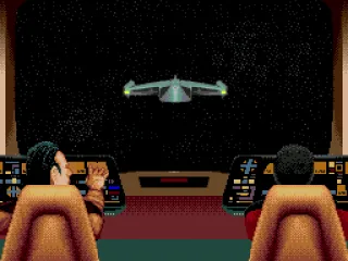 
											Encountering a Romulan ship