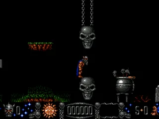 
											Jumping on skulls
