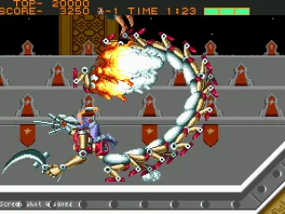 
											All of the members of the governing council merge into a mechanical serpent monster.