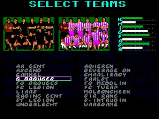 
											Select teams