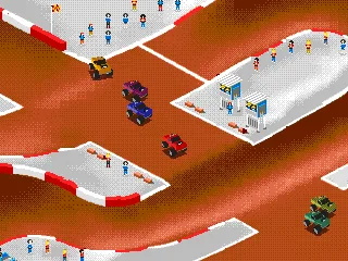 
											Races are often decided on who keeps the best trajectory on a turn, avoiding to hit the rails or other cars