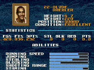 
											Player data