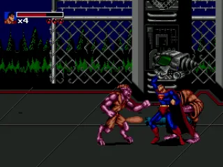 
											Fighting two bad guys with a thing you picked up