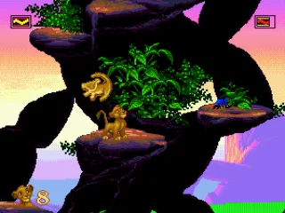 
											Touch the hanging lion icon and you'll restart from this place if you die