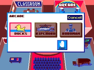
											Arcade menu