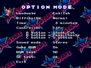 
											Options