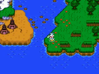 
											The map screen - paths open up as you pass levels