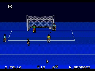 
											The ball went smoothly to the forward, who had no problems to score.