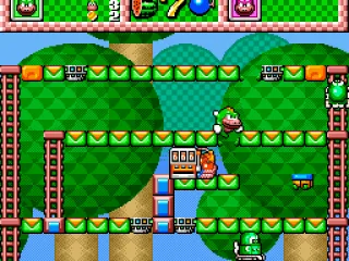 
											Charlie can drop down through the holes.