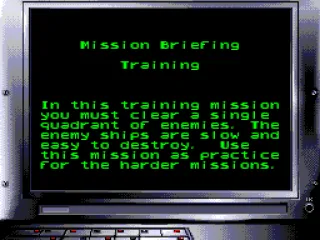 
											Mission briefing