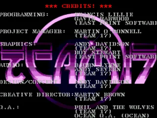 
											Credits screen