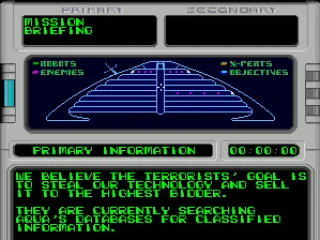 
											Main mission screen