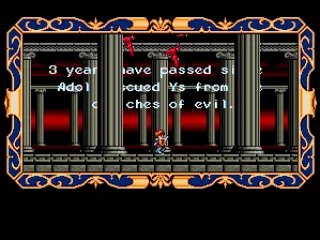 
											Intro: Adol is running to the right while the text scrolls