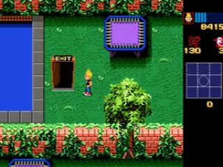 
											Once you rescue all the neighbors, you can exit the level and proceed to the next one. But you are not obliged to exit immediately, you can still discover hidden areas and items on the previous level