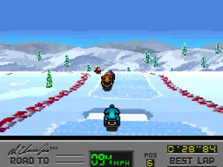 
											Going over a ramp.