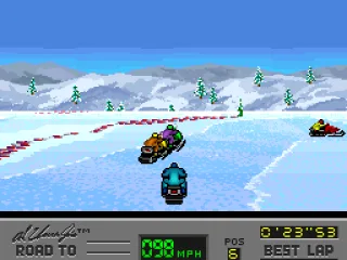 
											Snowmobile race