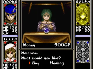 
											By a fortune teller