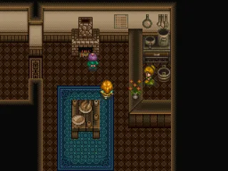 
											In a house