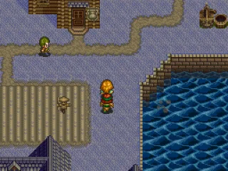 
											In a town