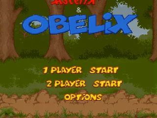 
											Main menu - you can play as Asterix or Obelix.
