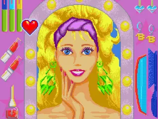 
											Barbie's make-up mirror